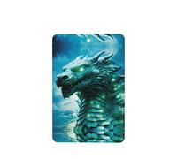 Phayah Lot de 6 désodorisants rectangulaires à suspendre en forme de tête de bête étrange, parfum lavande, pour voitures, placards et chaussures