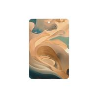 Phayah Lot de 6 désodorisants rectangulaires à suspendre pour intérieur de voiture Motif mystère Jaune