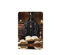 Phayah Lot de 6 désodorisants rectangulaires pour voiture - Motif Grimoire Strange World - Tablettes d'aromathérapie à suspendre - Parfum lavande