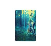 Phayah Lot de 6 désodorisants rectangulaires pour voiture, motif violoncelle dans l'eau, tablettes d'aromathérapie à suspendre, parfum lavande