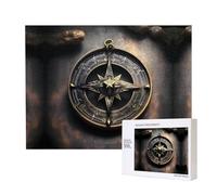 Phayah Magical Design - Puzzle de 500 pièces avec boussole de runes nordiques pour adultes, décoration d'intérieur, fête d'anniversaire pour hommes et femmes, 50,4 x 38,1 cm