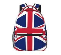 PHAYAH Motif drapeau du Cameroun - Épaules décontractées - Classique - Sac à dos de voyage et activités de plein air - Résistant, Drapeau britannique, taille unique