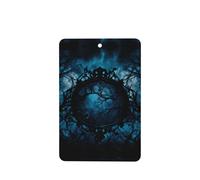 Phayah Mysterious Forest Lot de 6 désodorisants rectangulaires à suspendre pour voiture Parfum lavande