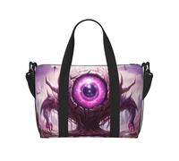 Phayah Mysterious Giant Eye Sac de voyage, sac de sport, sac de sport, sac de week-end, sac de nuit pour femme, noir, taille unique, Noir/blanc, One Size