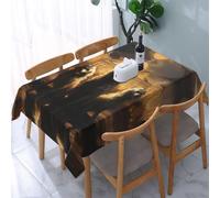 PHAYAH Nappe rectangulaire à motif chiens féroces de 137 x 182,9 cm pour restaurant, pique-nique, buffet, intérieur et extérieur