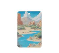 Phayah Oasis In The Desert Lot de 6 désodorisants rectangulaires pour voiture, placard, tiroir