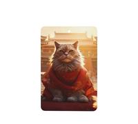 Phayah Parfum de lavande rectangulaire à suspendre pour intérieur de voiture Motif Cité interdite et chats 4 pièces