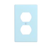 Phayah Petite plaque de prise de courant de couleur unie pour interrupteur duplex pour cuisine, salle de bain, chambre à coucher, décoration de ferme
