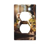 Phayah Plaque murale pour interrupteur électrique avec motif koala mignon