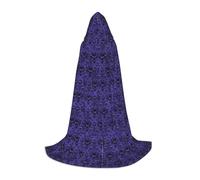 PHAYAH Poncho à capuche unisexe motif fantôme essaim pour cosplay, Halloween, fête, bal masqué S