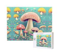 Phayah Pretty Little Mushrooms - Puzzle de 500 pièces pour adultes - Décoration d'intérieur, fête d'anniversaire pour hommes et femmes, 50,4 x 38,1 cm