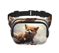 Phayah Puppy On A Branch Sac banane pour homme, femme, entraînement, voyage, course décontractée, randonnée, cyclisme