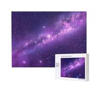 Phayah Purple River of Stars Puzzles pour adultes 500 pièces Jouets de développement de l'intelligence des enfants 20,4 x 38,1 cm