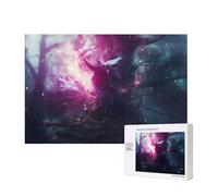 Phayah Puzzle à motif phénix flamme violette unique pour décoration de la maison, 300 pièces