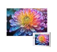 Phayah Puzzle chrysanthème arc-en-ciel pour adultes de 1000 pièces. Décoration d'intérieur, fête d'anniversaire pour hommes et femmes, 75 x 50 cm