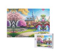 Phayah Puzzle licorne de conte de fées pour adultes de 1000 pièces. Décoration d'intérieur, fête d'anniversaire pour homme et femme, 75 x 50 cm