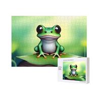 Phayah Puzzle mignon Little Fro de 300 pièces pour puzzle en bois pour famille, ami, décoration d'intérieur, art mural, 40 x 28 cm