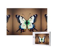 Phayah Puzzle mignon petit papillon pour adultes de 1000 pièces. Décoration d'intérieur, fête d'anniversaire pour hommes et femmes, 75 x 50 cm