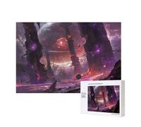Phayah Puzzle Strange Planet Space pour adultes - 300 pièces - Décoration d'intérieur - Fête d'anniversaire pour homme et femme - 15,7 x 27,9 cm