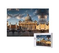 Phayah Puzzles basilique Saint-Pierre de 1000 pièces pour puzzle en bois pour famille, ami, décoration murale, 75 x 50 cm