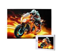 Phayah Puzzles de moto cool pour adultes 1000 pièces jouets de développement de l'intelligence des enfants 29,5 x 19,7