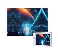 Phayah Puzzles de science-fiction Future pour adultes de 1000 pièces. Décoration d'intérieur, fête d'anniversaire pour hommes et femmes, 75 x 50 cm
