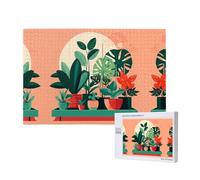 Phayah Puzzles d'intérieur en pot de plantes vertes pour adultes 1000 pièces jouets de développement de l'intelligence des enfants 29,5 x 19,7