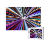 Phayah Puzzles lumineux tachetés de 1000 pièces pour puzzle en bois pour famille, ami, décoration d'intérieur, art mural, 75 x 50 cm
