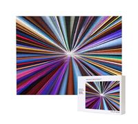 Phayah Puzzles lumineux tachetés de 500 pièces pour puzzle, puzzle en bois pour famille, ami, décoration d'intérieur, art mural, 50,4 x 38,1 cm