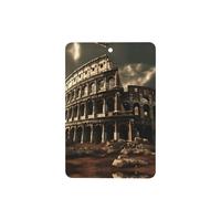 Phayah Remains Of The Roman Colisée Motif Lavande Parfum de Voiture Rectangulaire à Suspendre Tablette Parfumé Intérieur de Voiture Désodorisant 4P