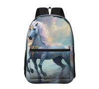 PHAYAH Sac à dos à motif récolte de blé 40,6 cm pour femmes hommes sac à dos décontracté pour adolescents, garçons et filles, sac à dos pour ordinateur portable, voyage, affaires, Licorns on the Run