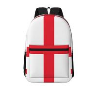 PHAYAH Sac à dos blanc motif grue 43,2 cm 18 l grande capacité bretelles réglables sac simple pour tout le monde, Drapeau de la Géorgie, taille unique