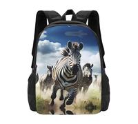 PHAYAH Sac à dos décontracté motif zèbres pour femmes, hommes, adolescents, garçons et filles, sac à dos pour ordinateur portable de 16,5 pouces, sac à dos de voyage d'affaires