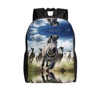 PHAYAH Sac à dos décontracté motif zèbres pour femmes, hommes, adolescents, garçons et filles, sac à dos pour ordinateur portable de 16 pouces, sac à dos de voyage d'affaires