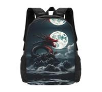 PHAYAH Sac à dos décontracté pour ordinateur portable motif dragon on the mountain pour hommes et femmes pour garçons et filles Sac à dos léger
