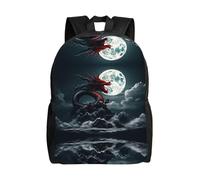 PHAYAH Sac à dos décontracté pour ordinateur portable motif dragon on the mountain pour hommes et femmes pour garçons et filles Sac à dos léger