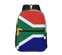 PHAYAH Sac à dos léger pour ordinateur portable de 17 pouces avec motif drapeau argentin pour filles et femmes, Drapeau Afrique du Sud, taille unique