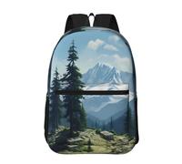 PHAYAH Sac à dos léger pour ordinateur portable de 17 pouces avec motif floral blanc pour filles et femmes, Fig. Tombeau, taille unique