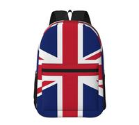 PHAYAH Sac à dos motif drapeau du Cameroun 43,2 cm 18 l grande capacité bretelles réglables sac simple pour tout le monde, Drapeau britannique, taille unique