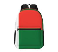 PHAYAH Sac à dos motif drapeau du Mali 43,2 cm 18 l Grande capacité Bretelles réglables Sac simple pour tout le monde, Drapeau de Madagascar, taille unique