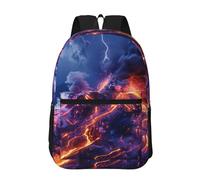 PHAYAH Sac à dos motif vautour 43,2 cm 18 l Grande capacité Bretelles réglables Sac simple pour tout le monde, Lave volcanique, taille unique
