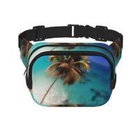 Phayah Sac banane à motif îles des Caraïbes pour homme et femme, sac banane pour voyage, randonnée, course à pied, sports de plein air