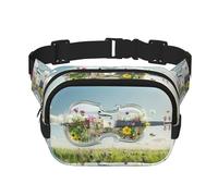 Phayah Sac banane avec motif violoncelle en cristal pour homme et femme, sac banane pour voyage, randonnée, course à pied, sports de plein air