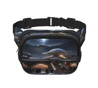 Phayah Sac banane Cool Future City pour homme et femme, sac banane pour voyage, randonnée, course à pied, sports de plein air