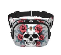 Phayah Sac banane décoré de fleurs pour homme et femme avec sangle réglable pour l'extérieur, l'entraînement, les voyages, la course à pied, la randonnée, le cyclisme