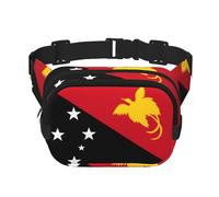 Phayah Sac banane drapeau de la Papouasie-Nouvelle-Guinée pour homme et femme avec sangle réglable pour l'extérieur, l'entraînement, les voyages, la course à pied, la randonnée, le cyclisme