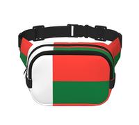 Phayah Sac banane drapeau de Madagascar pour homme et femme avec sangle réglable pour l'extérieur, l'entraînement, les voyages, la course à pied, la randonnée, le cyclisme