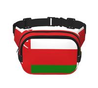 Phayah Sac banane drapeau d'Oman pour homme et femme avec sangle réglable pour l'extérieur, l'entraînement, les voyages, la course à pied, la randonnée, le cyclisme