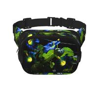 Phayah Sac banane lumineux avec trompette fleurie pour homme, femme, entraînement, voyage, course décontractée, randonnée, cyclisme