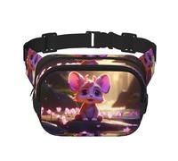 Phayah Sac banane mignon en forme de lapin de dessin animé pour homme, femme, entraînement, voyage, course décontractée, randonnée, cyclisme, sac banane